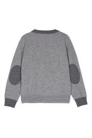 maglione in lana grigio FAY KIDS | FV9P30W0041809GR